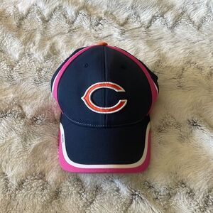Chicago Bears Hat Football Breast Cancer Awareness Blue Cap Reebok unisex nwt
